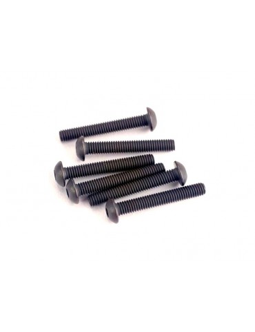 Traxxas Screws, M3x20mm button-head (hex drive) (6)