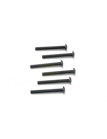 Traxxas Screws, M3x25mm button-head (hex drive) (6)