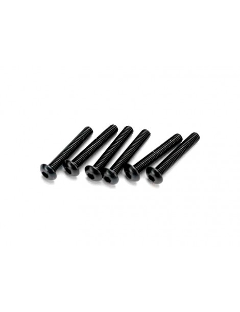 Traxxas Screws, M3x18mm button-head hex drive) (6)