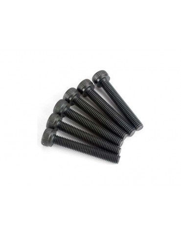 Traxxas Screws, M3x20mm cap-head (hex drive) (6)