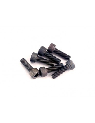 Traxxas Screws, M3x10mm cap-head (hex drive)(6)