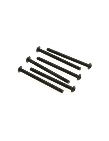 Traxxas Screws, M3x40mm button-head (hex drive) (6)