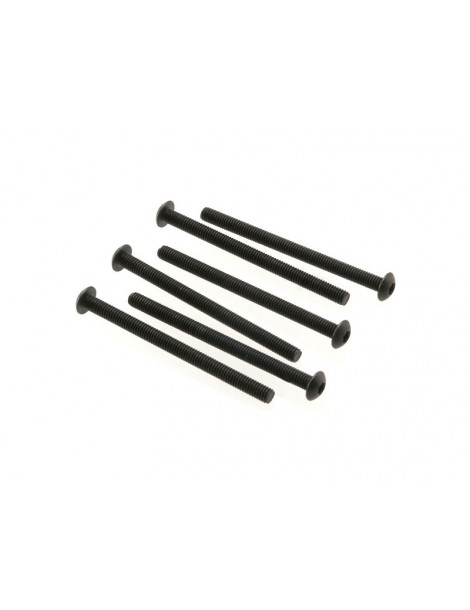 Traxxas Screws, M3x40mm button-head (hex drive) (6)