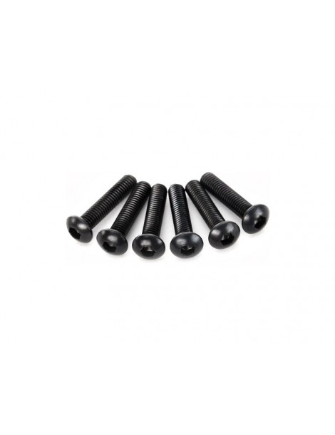 Traxxas Screws, M3x14mm button-head (hex drive) (6)