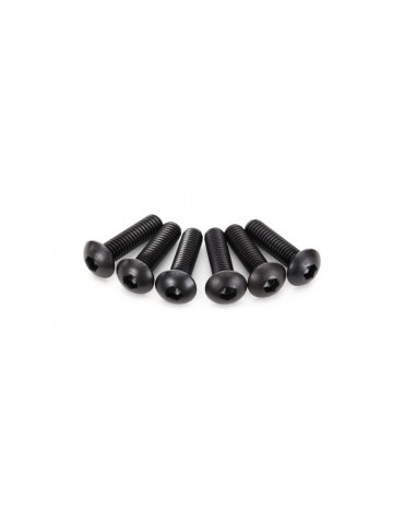 Traxxas Screws, M4x15mm button-head (hex drive) (6)