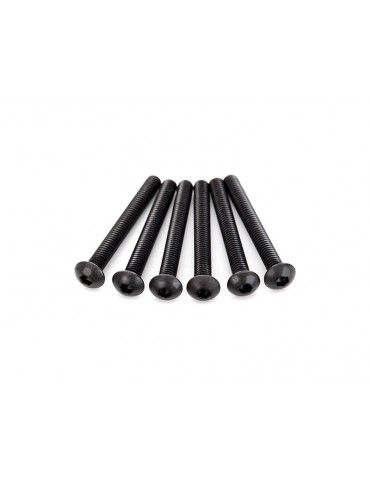 Traxxas Screws, M4x30mm button-head (hex drive) (6)