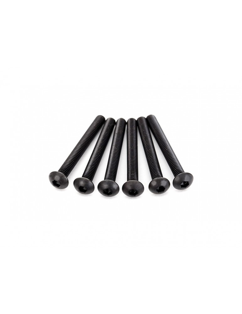 Traxxas Screws, M4x30mm button-head (hex drive) (6)