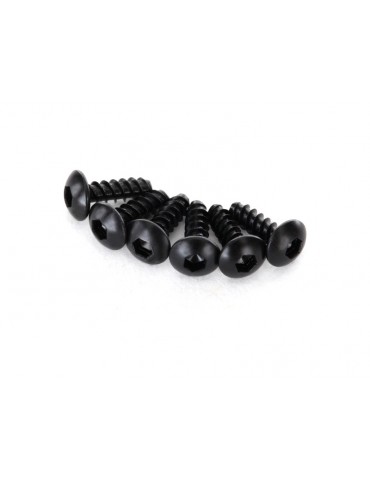 Traxxas Screws, M2.5x8mm button-head hex (6)