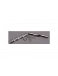 Traxxas Suspension pins, 31.5mm, chrome (2) w/ E-clips (4)