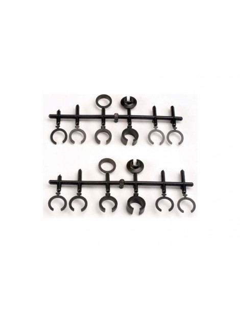 Traxxas Spring retainers (2)/ pre-load spacers (Big Bore Shocks)