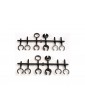 Traxxas Spring retainers (2)/ pre-load spacers (Big Bore Shocks)