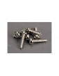 Traxxas Screws, 3x12mm roundhead self-tapping (6)