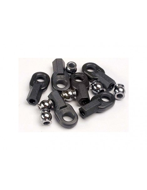 Traxxas Rod ends, long (6)/ hollow ball connectors (6)