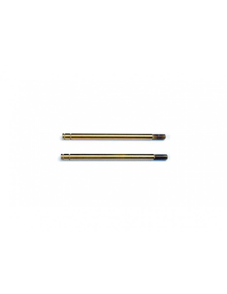 Traxxas Shock shafts, hardened steel, TiN (X-long) (2)