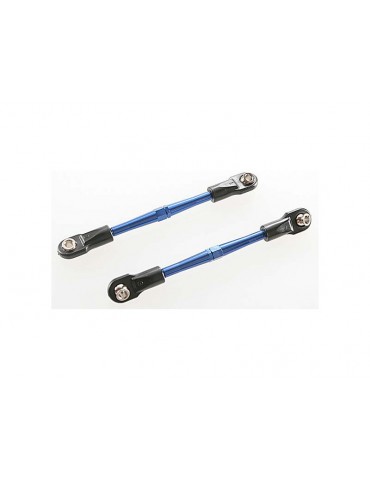 Traxxas Turnbuckles, aluminum (blue-anodized), toe links, 59mm (2)