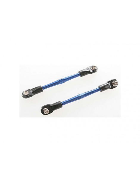 Traxxas Turnbuckles, aluminum (blue-anodized), toe links, 59mm (2)