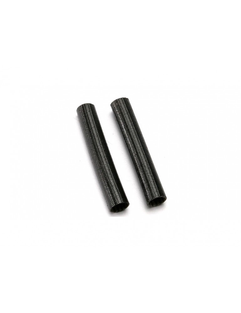 Traxxas Heat shield tubing, fiberglass (2) (black)