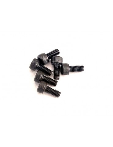 Traxxas Screws, 2.5x6mm cap-head machine (hex drive) (6)