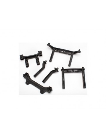 Traxxas Body mounts, front & rear/ body mount posts