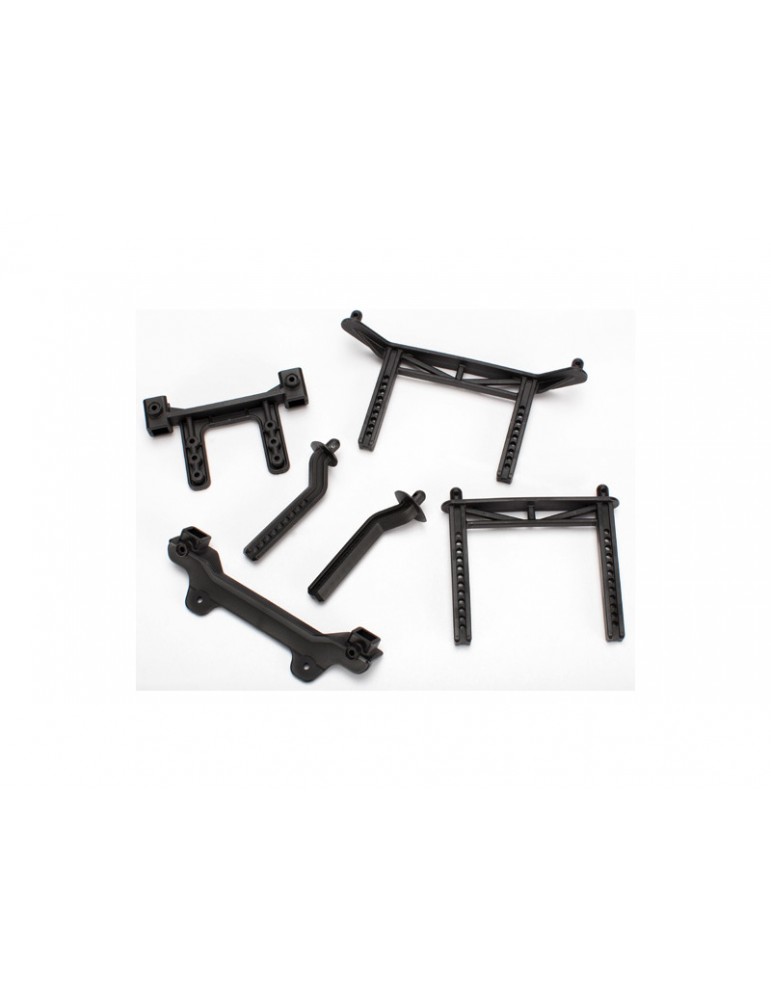 Traxxas Body mounts, front & rear/ body mount posts