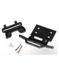 Traxxas Bumper, front / bumper mount, front (black)