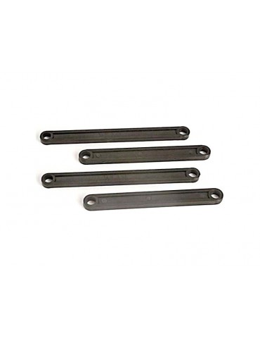 Traxxas Camber link set (plastic/ non-adjustable) (front & rear) (black)