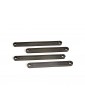 Traxxas Camber link set (plastic/ non-adjustable) (front & rear) (black)