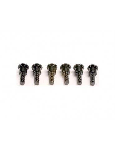 Traxxas Attachment screws, shock (M3x12mm shoulder screws) (6)