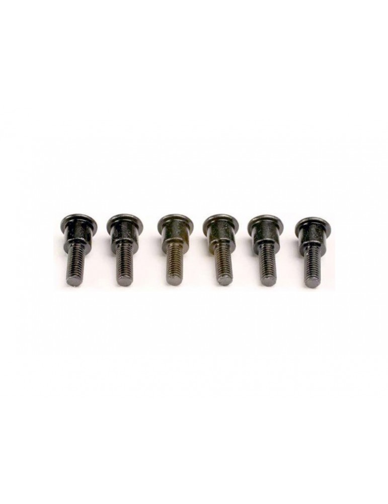 Traxxas Attachment screws, shock (M3x12mm shoulder screws) (6)