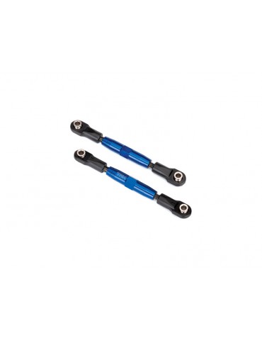 Traxxas Camber links, tubes, 7075-T6 aluminum (blue-anodized) (83mm) (2)/ rod ends