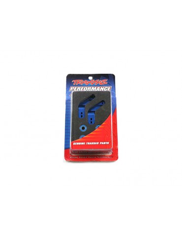 Traxxas Stub axle carriers, 6061-T6 aluminum (blue-anodized)