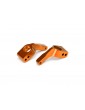 Traxxas Stub axle carriers, 6061-T6 aluminum (orange-anodized)