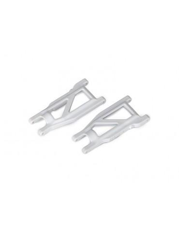 Traxxas Suspension arms, white, front/rear (pair) (heavy duty, cold weather material)