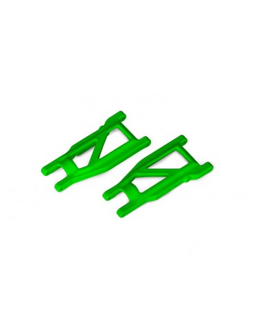 Traxxas Suspension arms, green, front/rear (pair) (heavy duty, cold weather material)