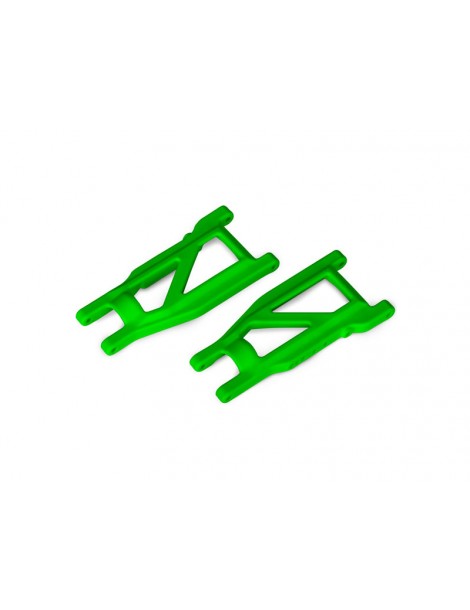 Traxxas Suspension arms, green, front/rear (pair) (heavy duty, cold weather material)