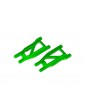 Traxxas Suspension arms, green, front/rear (pair) (heavy duty, cold weather material)