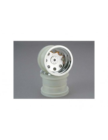 Traxxas Wheels 2.2", chrome (front) (2)