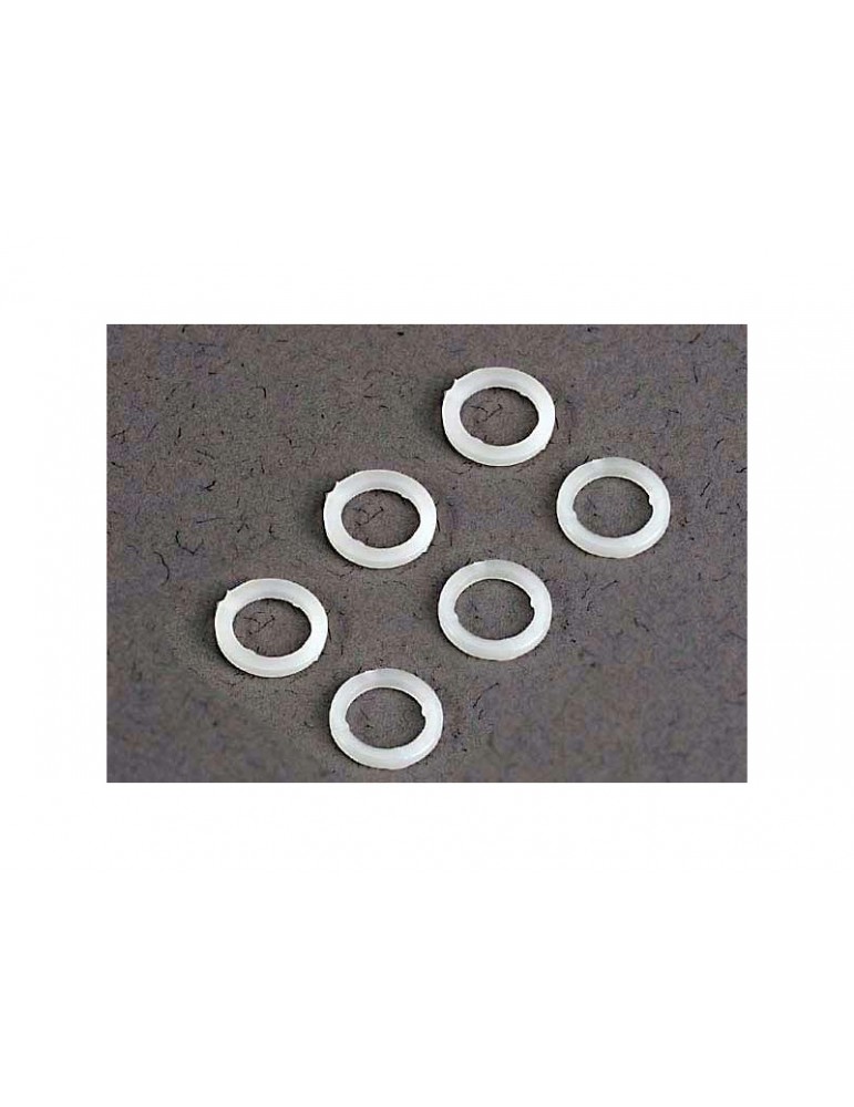 Traxxas White plastic washers (5x8x1.0mm) (6)