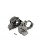 Traxxas Gearbox halves (l&r) (grey) w/ idler gear shaft