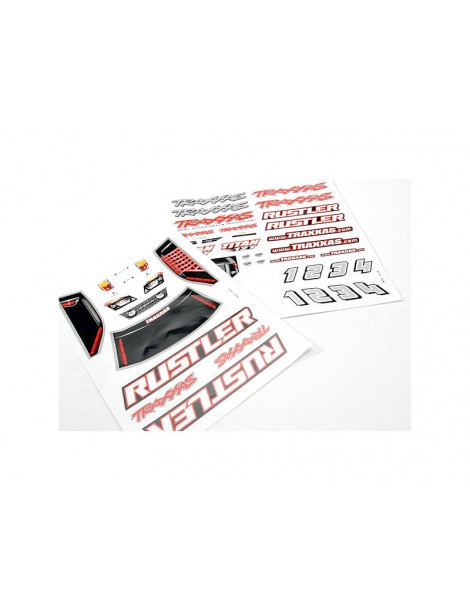 Traxxas Decal sheets, Rustler