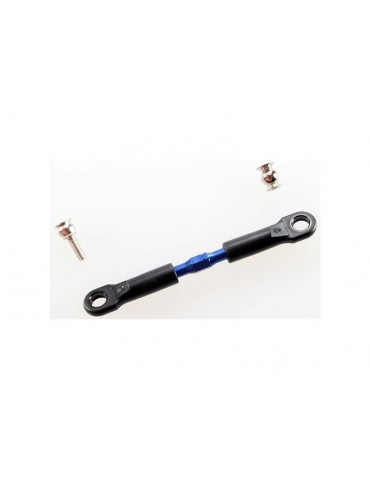 Traxxas Turnbuckle, aluminum (blue-anodized), 39mm/ hollow balls (2)