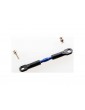 Traxxas Turnbuckle, aluminum (blue-anodized), 39mm/ hollow balls (2)