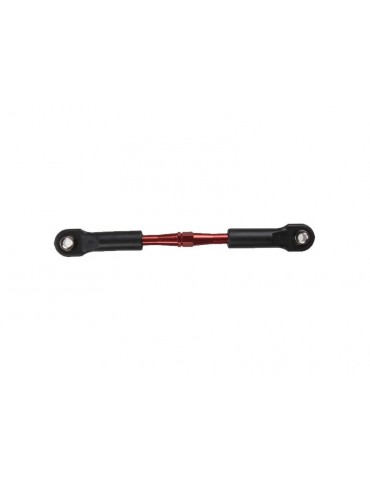 Traxxas Turnbuckle, aluminum (red-anodized), 49mm/ hollow balls (2)