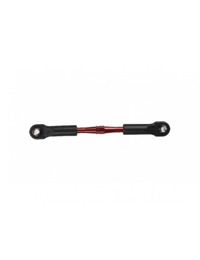 Traxxas Turnbuckle, aluminum (red-anodized), 49mm/ hollow balls (2)