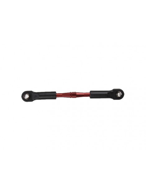 Traxxas Turnbuckle, aluminum (red-anodized), 49mm/ hollow balls (2)