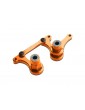Traxxas Steering bellcranks, drag link (orange-anodized 6061-T6 aluminum)