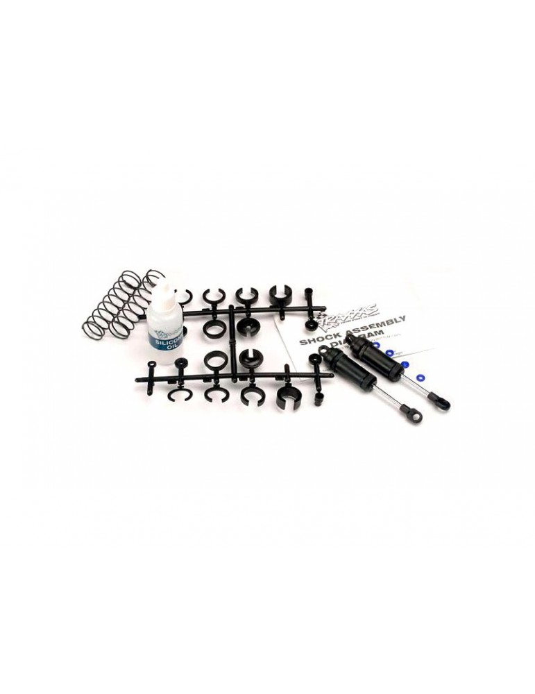 Traxxas Ultra Shocks (black) (long) (complete) (front) (2)