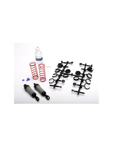Traxxas Ultra Shocks (grey) (long) (complete) (front) (2)