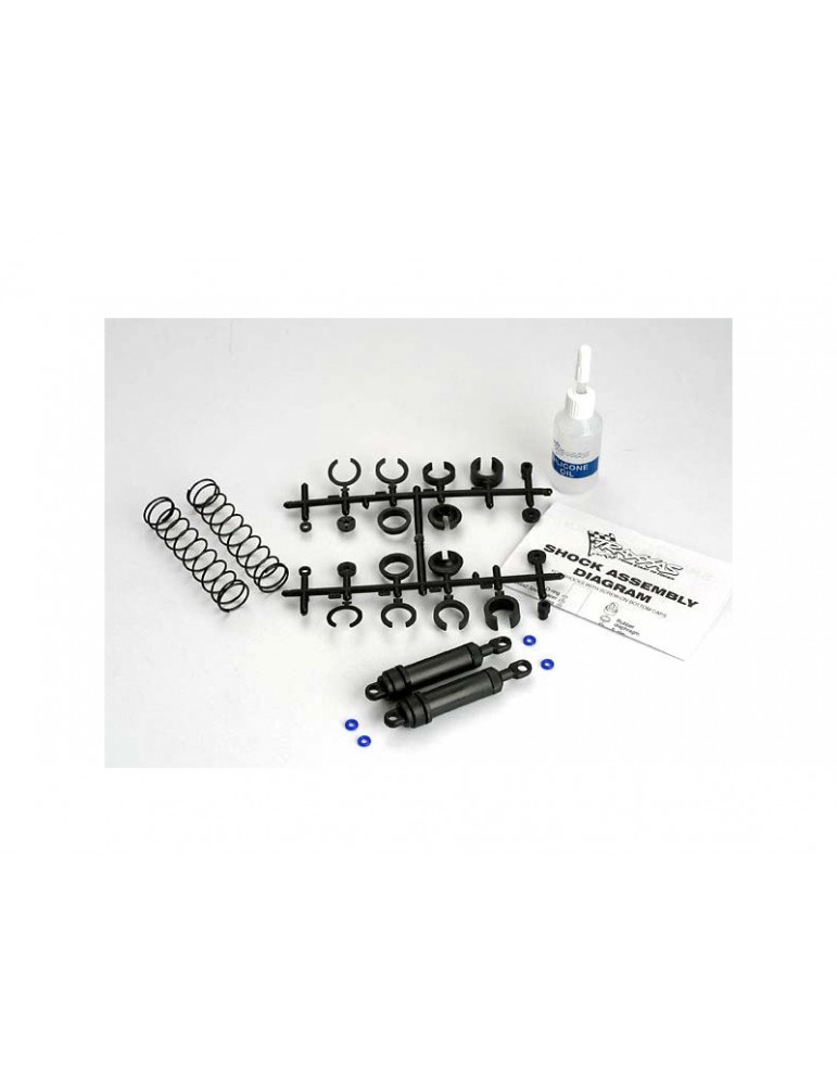 Traxxas Ultra Shocks (black) (xx-long) (complete) (rear) (2)