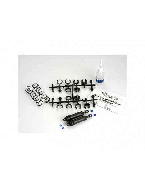 Traxxas Ultra Shocks (black) (xx-long) (complete) (rear) (2)